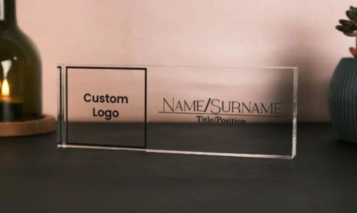 The Art of First Impressions: Custom Name Plates in Marketing and Networking